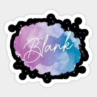 blank the series Sticker